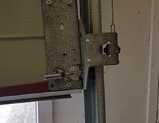 garage door repair broken track wheel